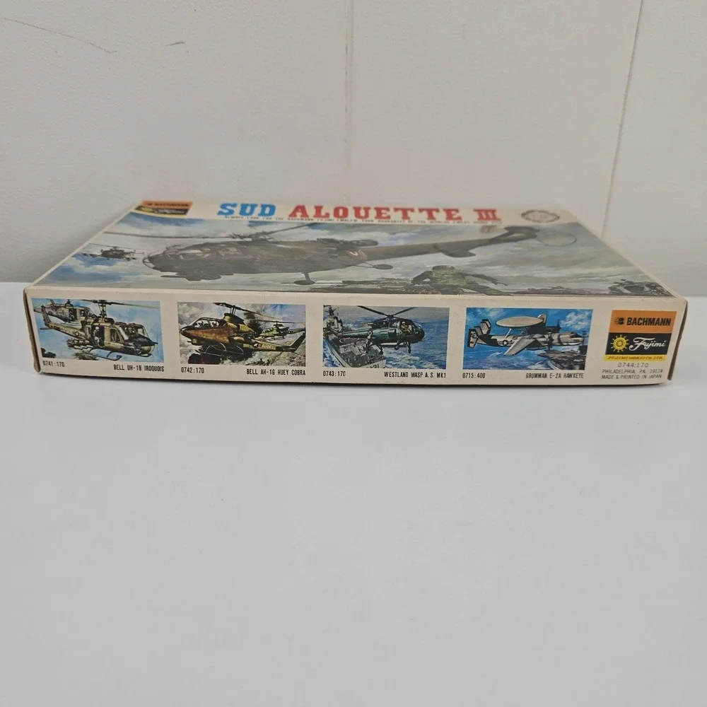 Vintage Fujimi SUD Alouette III 1/48 NEW Model Kit 0744-170 NEW Open Sealed Part